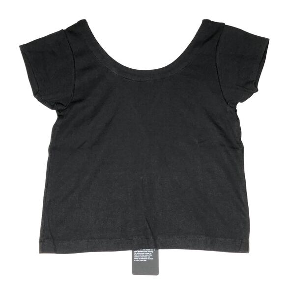 Chaser Blouse Womens Small Scoop Neck V Back Black NWT - Picture 1 of 3